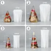 set 4 moldes silicona soporte porta anillos conos piramides poligonos 4 modelos lets resin 1