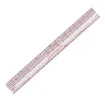 regla acrilico flexible multifuncional para realizar patrones costura nro b 95 graduada 45x5cms 0