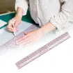 regla acrilico flexible multifuncional para realizar patrones costura nro b 95 graduada 45x5cms 1