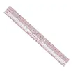 regla acrilico flexible multifuncional para realizar patrones costura nro b 95 graduada 45x5cms 3