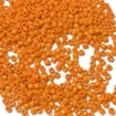 mostacillas grandes cuentas mostacillon 4x2 5mms paquete 50grs color naranja opaco 2