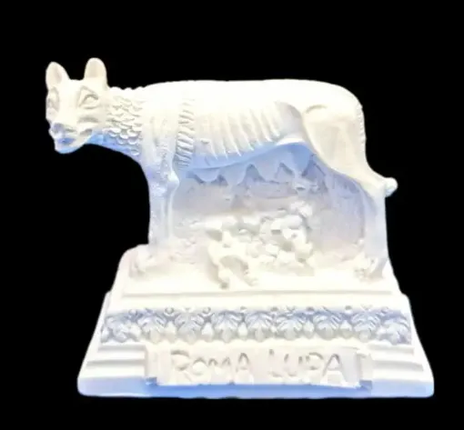 estatua loba romulo remo mini 4x7x7cms 0