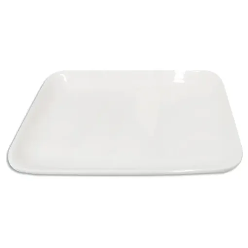 fuente ceramica esmaltada linea blanca rectangular 19 5x16x2cms 0