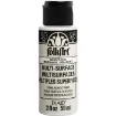 pintura acrilica satinada multi surface metalica folk art 2oz 59ml 2969 color blanco perlado 0