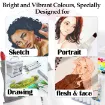 set 60 marcadores al alcohol doble punta sketch marker skyglory x60 colores 3