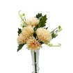 ramo flores artificiales crisantemos medianos hojas 36cms x6 flores variedad colores 0