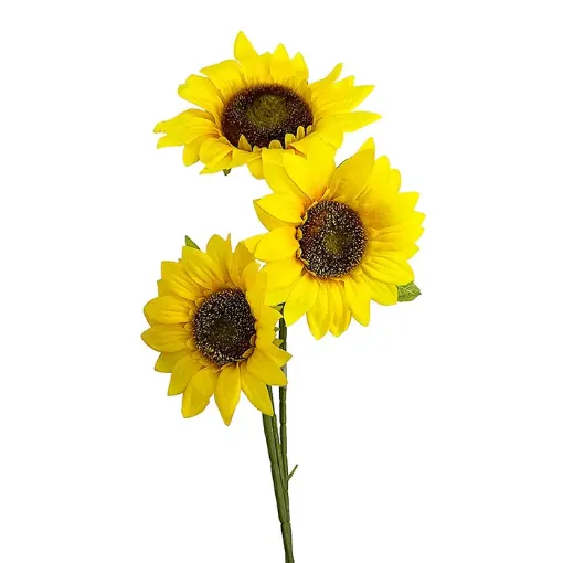 vara girasol 90cms altura 3 girasoles 18cms 0
