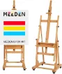 caballete atril pie profesional madera haya extra grande h meeden ruedas 66x71x203 355cms 0