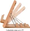 atril mesa premium soporte libro madera haya regulable meeden medida 34x24x2cms 1