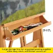 caballete atril pie profesional madera haya extra grande h meeden ruedas 66x71x203 355cms 4
