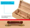 caja grande para pinceles suministros pintura madera haya meeden 40x20x15cms 4