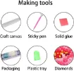 set pintura diamantes art gem 5d lamina 30x40cms variedad modelos 6