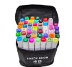 set 48 marcadores al alcohol doble punta sketch marker touch room x48 colores 0