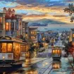 set pintura diamantes art gem 5d lamina 30x40cms modelo ciudades 024c 0