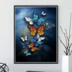 set pintura diamantes art gem 5d lamina 30x40cms modelo mariposas 034d 0