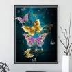 set pintura diamantes art gem 5d lamina 30x40cms modelo mariposas 034f 0