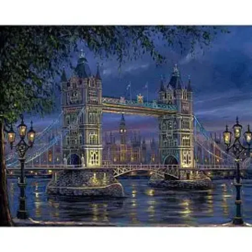 set pintura diamantes art gem 5d lamina 30x40cms modelo ciudades 062s 0