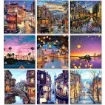 set pintura diamantes art gem 5d lamina 30x40cms modelo ciudades 062d 3