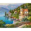 set pintura diamantes art gem 5d lamina 20x30cms modelo paisajes varios motivos 5