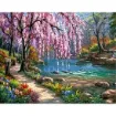 set pintura diamantes art gem 5d lamina 20x30cms modelo paisajes varios motivos 7
