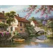 set pintura diamantes art gem 5d lamina 20x30cms modelo paisajes varios motivos 8