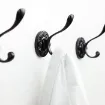 percha gancho colgador metalico negro 6x10cms lh 2404 2