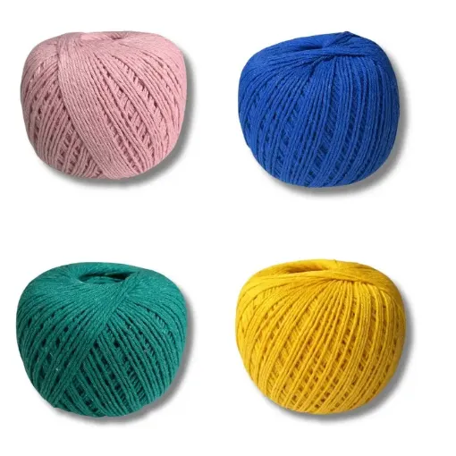 hilo 85 algodon reciclado para amigurumis 8 7 tex516 fial x160grs 290mts variedad colores 0