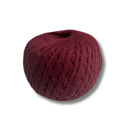 hilo 85 algodon reciclado para amigurumis 8 7 tex516 fial x160grs 290mts color bordeaux 83 0