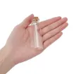 frasco vidrio chico 75x22mms 28ml tapon corcho paquete 20 unidades cuerda pitones 3