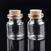 frasco vidrio chico 30x20mms 11ml tapon corcho paquete 20 unidades 3