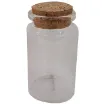 frasco vidrio cilindrico tapon corcho 3 7x6cms por 12 unidades 1