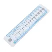 regla calibre medidora 16x4cms para agujas tejer crochet del n2 n10 1