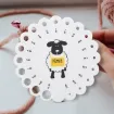 calibre medidor circular 10cms para agujas tejer crochet del n2 n10 1