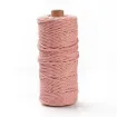 cordon algodon 3mms para macrame rollo 100mts color azul viejo 40 1