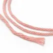 cordon algodon 3mms para macrame rollo 100mts color azul viejo 40 2