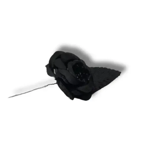 ramito rosa 6cms nacarada hoja perlas cod 2911 color negro 0