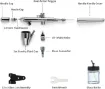 aerografo pistola profesional meeden presion 15 50 psi modelo mdar35 capacidad 2cc medida 0 25mm 3