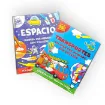 libro infantil actividades coleccion colorea por numeros mas 350 stickers 16pags dinosaurios 1