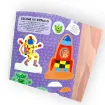 libro infantil actividades coleccion colorea por numeros mas 350 stickers 16pags dinosaurios 2