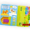 libro infantil actividades coleccion colorea por numeros mas 350 stickers 16pags dinosaurios 6