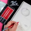 cuaderno bocetos tapa dura sketch signature mont marte papel 110grs medida a4 x60 paginas 5
