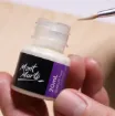 purpurina metalica extra fina foil paint premium mont marte frasco 20ml color blanco iridscente 2