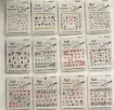 sticker adhesivo nail art accessory 6x9cms varios motivos colores 0