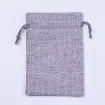 bolsa rustica arpillera yute 14 5x10 5cms x5 unidades color lila 0