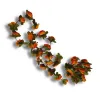 guia flores artificiales chicas hojas 230cms varios colores 0