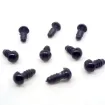 ojitos ojos seguridad para peluches amigurumis 9mms por 20 unidades color negro 0