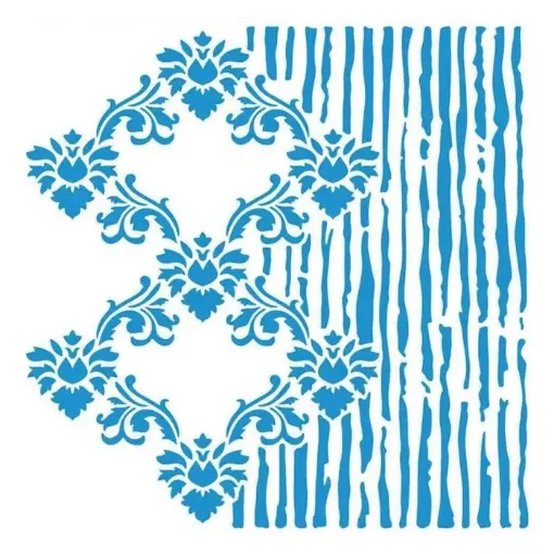 stencil marca litoarte 20x20 cms cod stxx 257 arabescos rayas 0