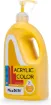 pintura acrilica versatil multiuso meeden envase dispensador 2lts color mide yellow amarillo 0