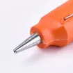 pistola para silicona barra chica 20w interruptor encendido apagado color naranja lb a6 3