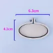 mini bastidor madera aro para bordar punto cruz por 10 unidades modelo ovalado 63x43mms 0
